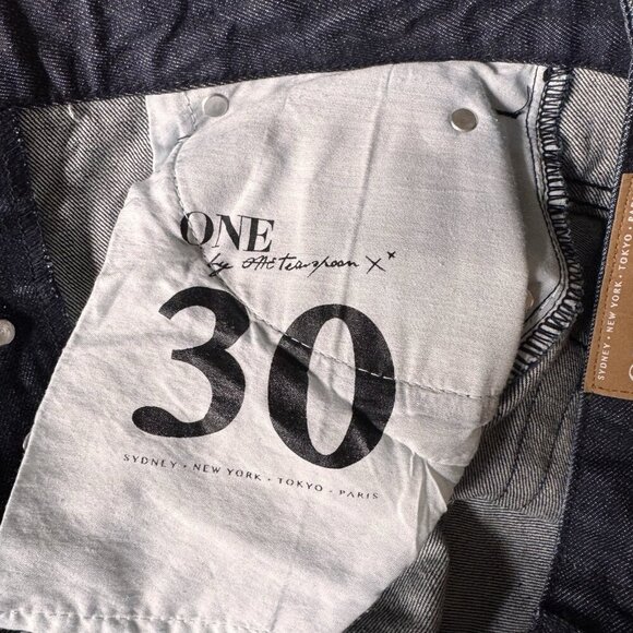 One Teaspoon High Waist Distressed Raw Hem Denim Skirt Size 30 Fall Outfit - Picture 10 of 10